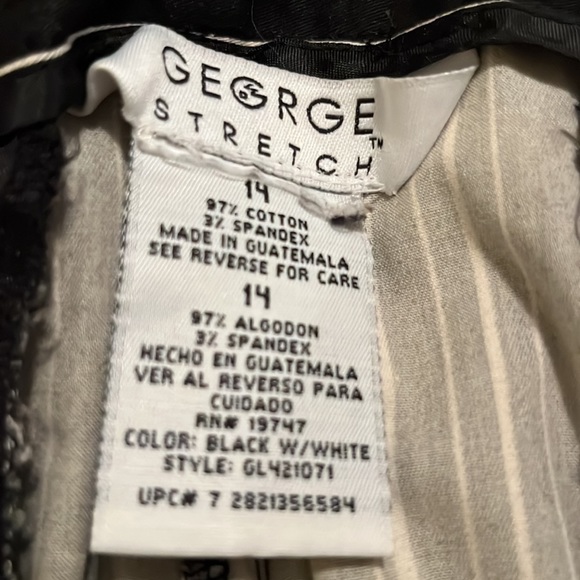 Black capris with white stripe - Picture 3 of 3